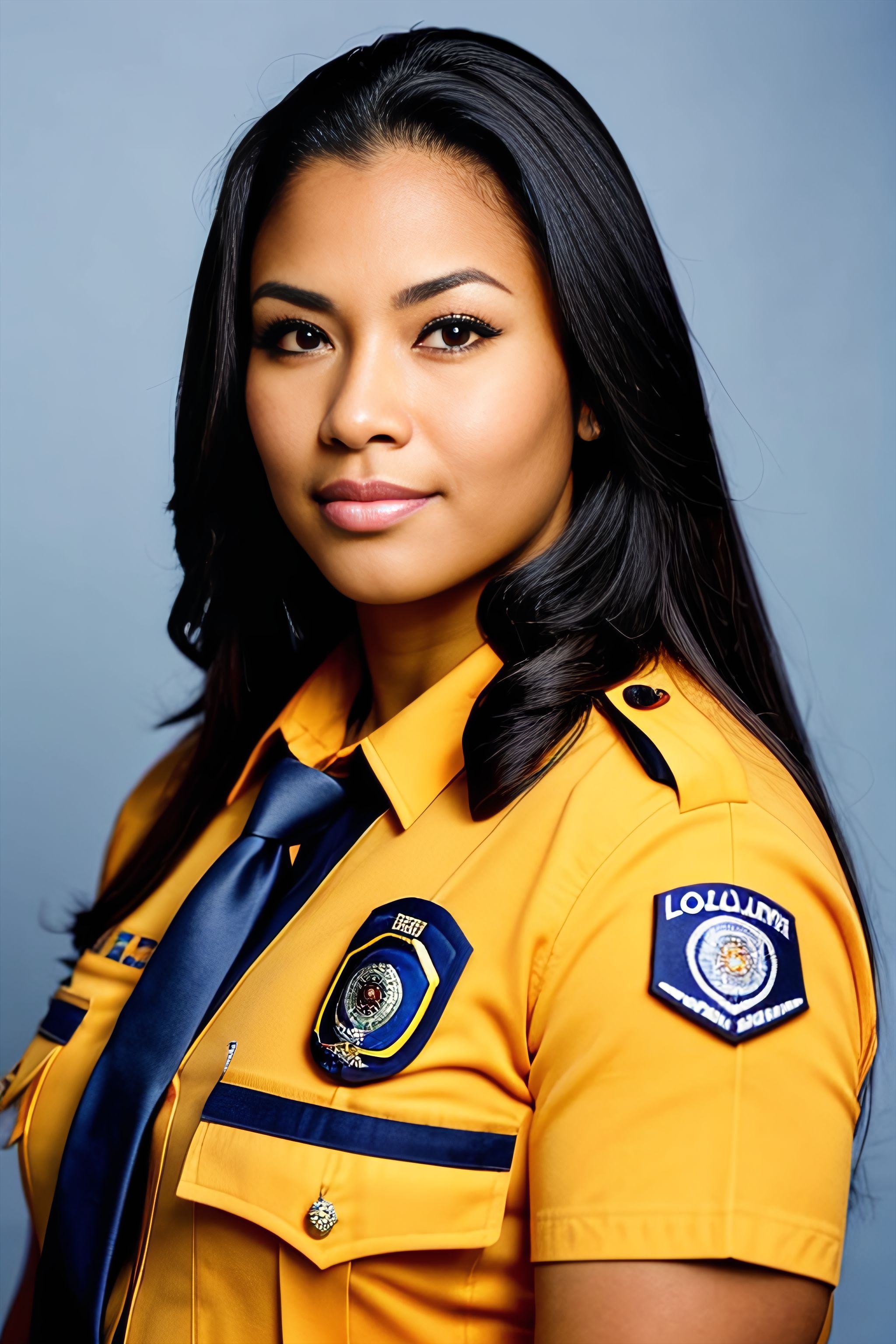 Portrait generated with Stable Diffusion.